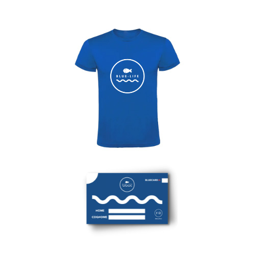 BlueCard con T-shirt Blue-Life